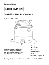 Craftsman 125.12009 Owner's manual