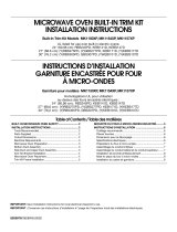 KitchenAid MT4155SPT - 1.5 Cu. Ft. Sensor Microwave Oven Installation Instructions Manual