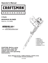 Craftsman 316.794800 User manual