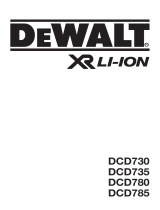DeWalt DCD735L User manual