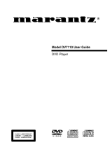 Marantz DV7110 User manual