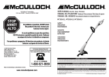 McCulloch MT202A11 User manual