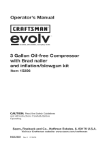 Craftsman evolv 15206 User manual