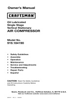 Craftsman 919.184190 Owner's manual