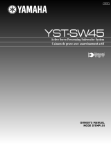 Yamaha YST-SW160/90 Owner's manual