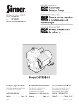 Simer Pumps 3075SS-01 User manual