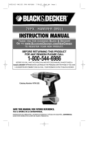 Black & Decker VPX1222X User manual