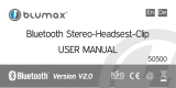 Blumax Bluetooth Stereo-Headset-Clip User manual