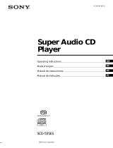 Sony SCD-555ES User manual