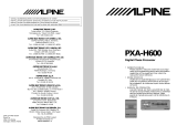 Alpine PXA-H600 Owner's manual