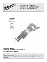 Milwaukee Super Sawzall 6537-22 User manual