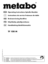Metabo TF 100 M User manual