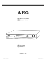 AEG DVD 4611 HC Owner's manual