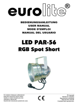 EuroLite LED PAR-56 RGB Spot Short User manual