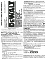 DeWalt Battery Charger DW9116 User manual