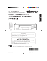 Memorex MVR4042 User manual