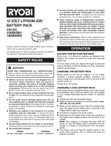 Ryobi CH120L User manual