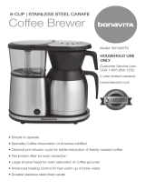 Bonavita BV1900TS User manual