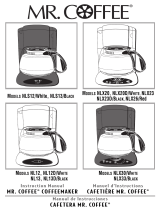 Mr. Coffee NLX33 User manual