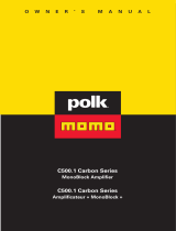Polk Audio C500 User manual