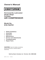 Craftsman AIR COMPRESSOR 919.724701 User manual