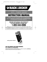 Black & Decker 1VPX VPX3101 User manual