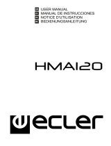 Ecler HMA120 User manual