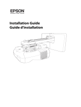 Epson PowerLite 575W Installation guide
