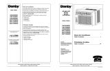 Danby DAC10000 User manual