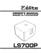 YORKVILLE ES700P - SERVICE Owner's manual