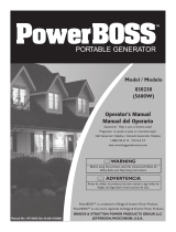 Briggs & Stratton PowerBoss PowerBOSS 5600 Watt Portable Generator User manual