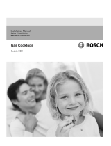 Bosch NGM3054UC Installation guide