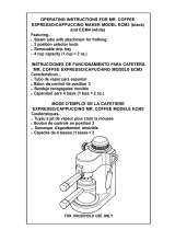 Mr. Coffee ECM3 User manual