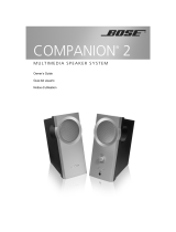 Bose Companion 2 Series II User manual