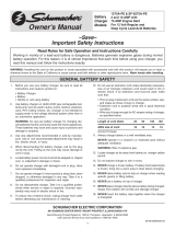 Schumacher 1275A-PE User manual