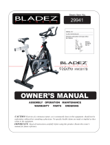 BLADEZ VeloPro HW3017B Owner's manual