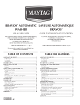 Maytag Bravos MVWB850W User manual