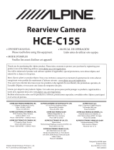 Alpine HCE-C155 Owner's manual