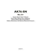 DFI AK76-SN User manual