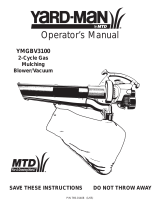 Yard-Man YMGBV3100 User manual