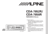 Alpine CDA-7850R Owner's manual