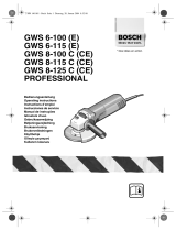 Bosch Power Tools GWS 6-100 (E) User manual