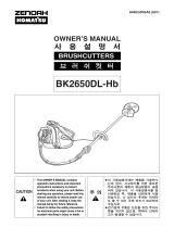 Zenoah BK2650DL-Hb User manual