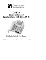 ClearSounds CST25 User manual