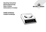 Mettler Toledo For PE360 DeltaRange & PE3600 DeltaRange Electronic Precision Balances Operating instructions