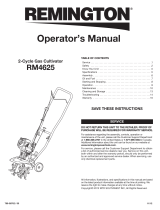 Remington RM4625 User manual