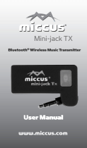 Miccus Mini-jack TX User manual