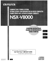 Aiwa NSX-V8000 User manual