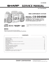 Sharp CD-DD4500 User manual