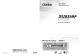 Clarion DXZ835MP User manual